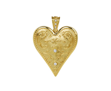 Marlo Laz Large Southwestern Heart Charm Pendant ONLY