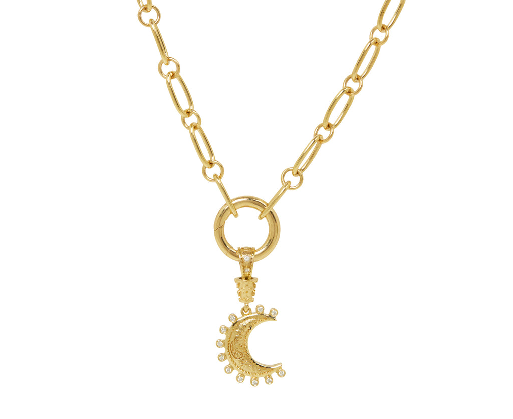 Small Southwestern Moon Charm Pendant ONLY