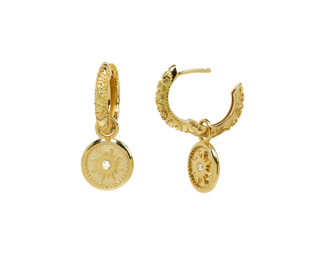 Round Southwestern Hoop Earrings