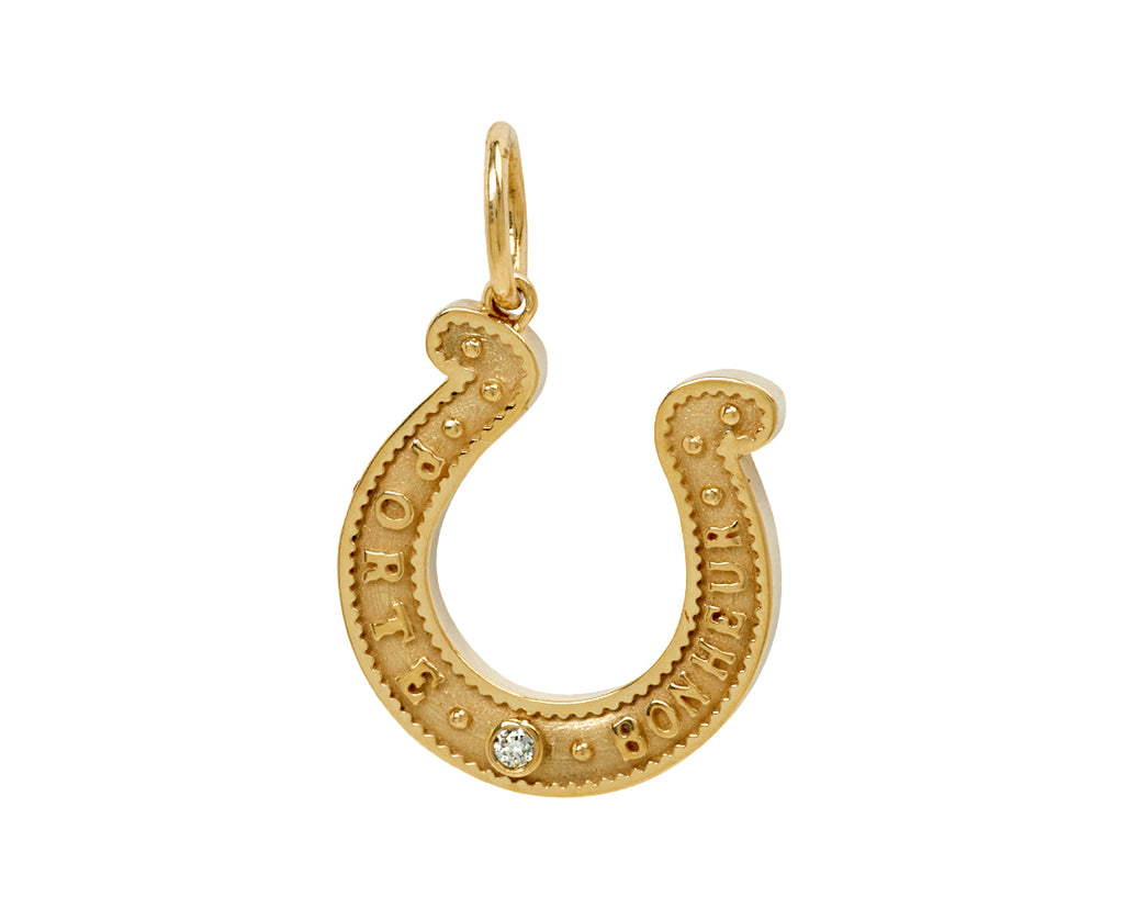Large Bonheur Horseshoe Charm Pendant ONLY