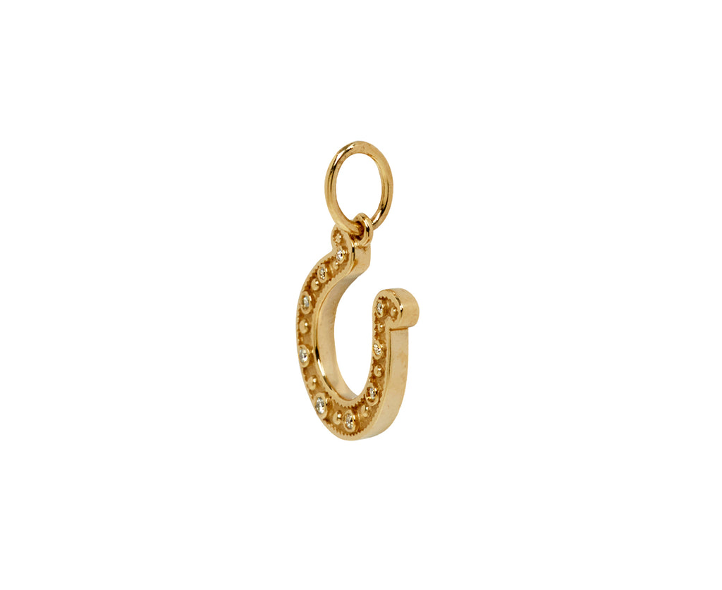 Marlo Laz Horseshoe Charm Pendant ONLY - side