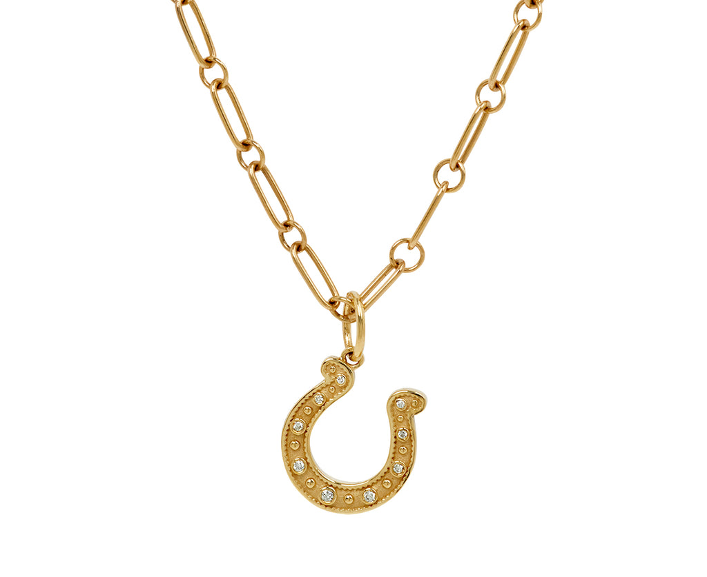 Marlo Laz Horseshoe Charm Pendant ONLY - on chain