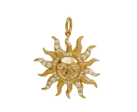 Marlo Laz Large Sun Charm Pendant ONLY