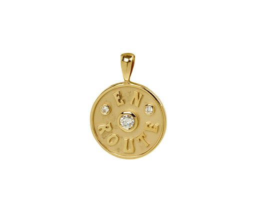Diamond Mini En Route Charm Pendant ONLY