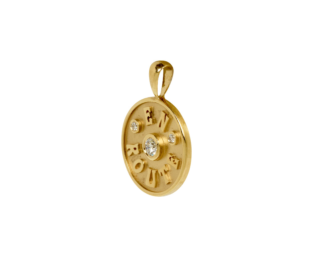 Diamond Mini En Route Charm Pendant ONLY
