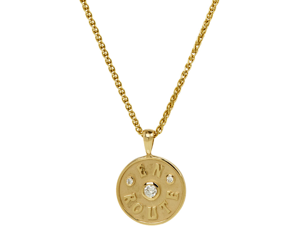 Diamond Mini En Route Charm Pendant ONLY