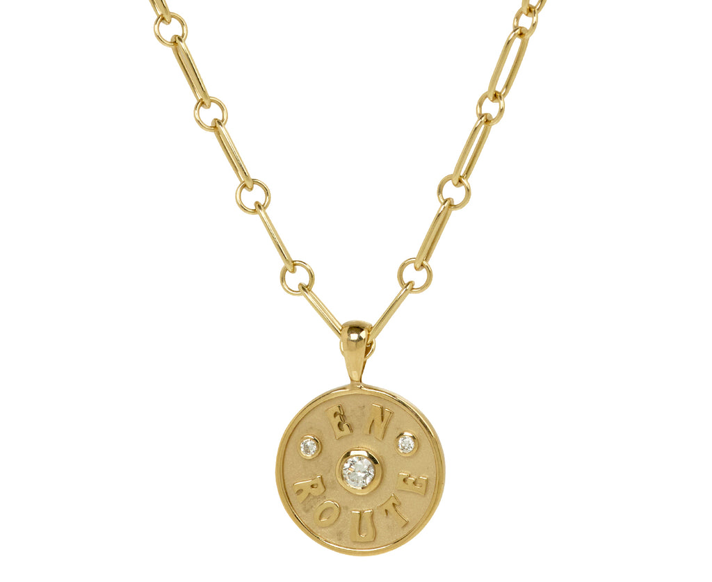 Diamond Mini En Route Charm Pendant ONLY