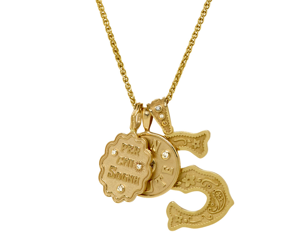 Diamond Mini En Route Charm Pendant ONLY