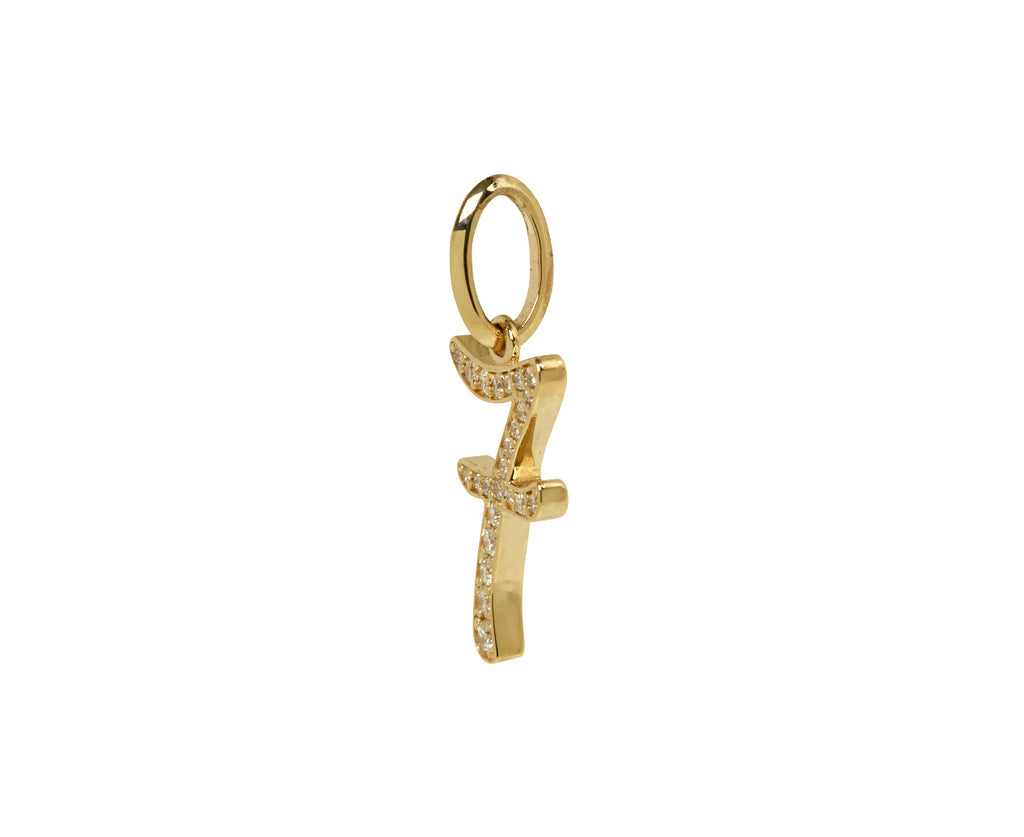Diamond 7 Charm Pendant ONLY