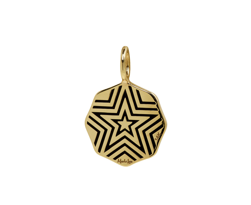 Emerald Mini Porte Bonheur Charm Pendant ONLY