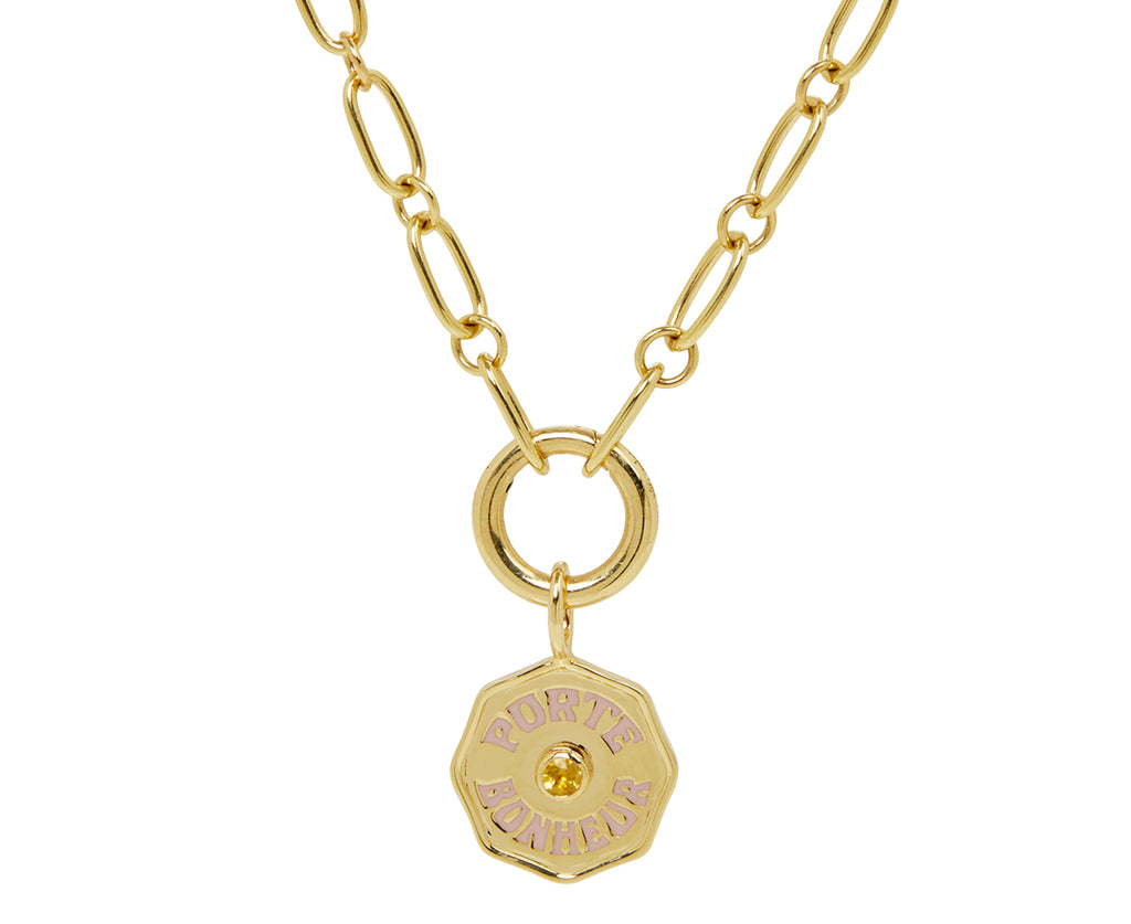 Citrine Mini Porte Bonheur Charm Pendant ONLY