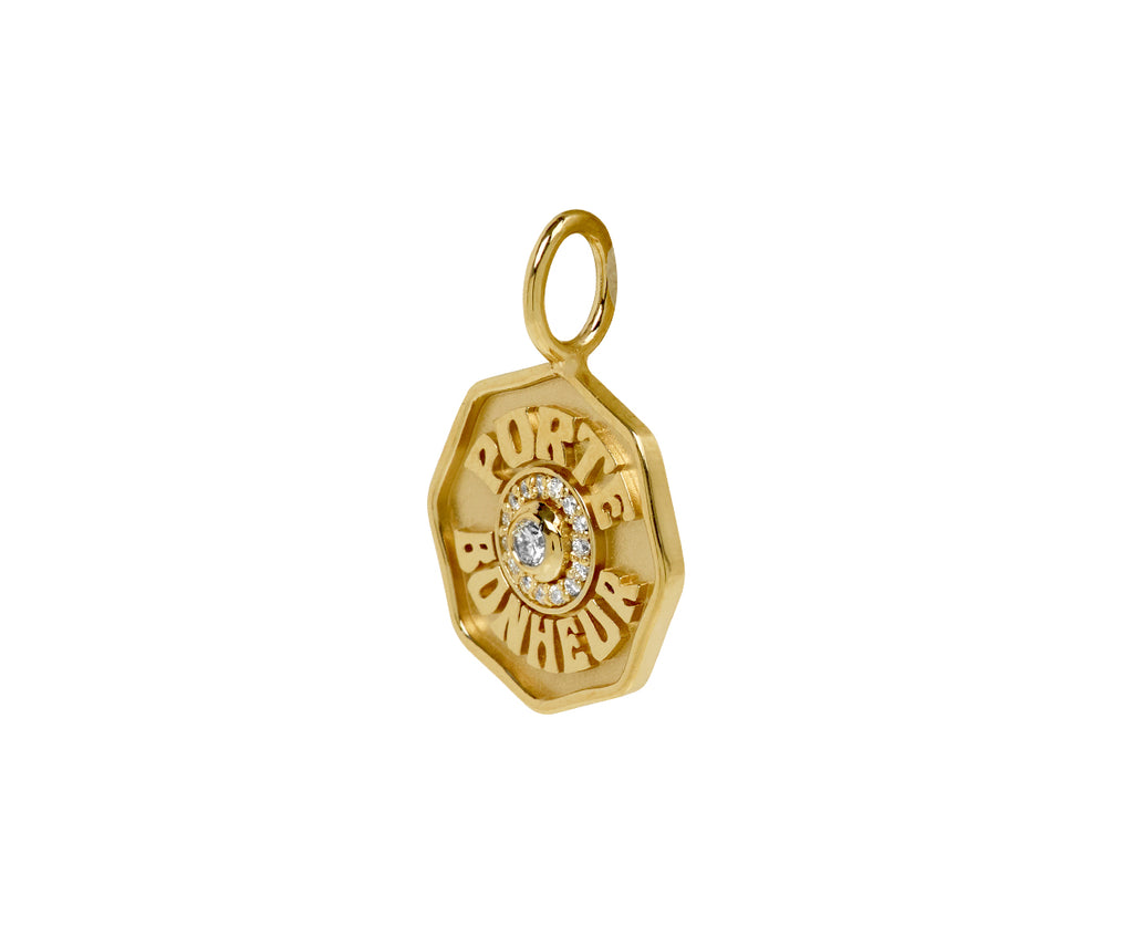 Diamond Mini Porte Bonheur Charm Pendant ONLY