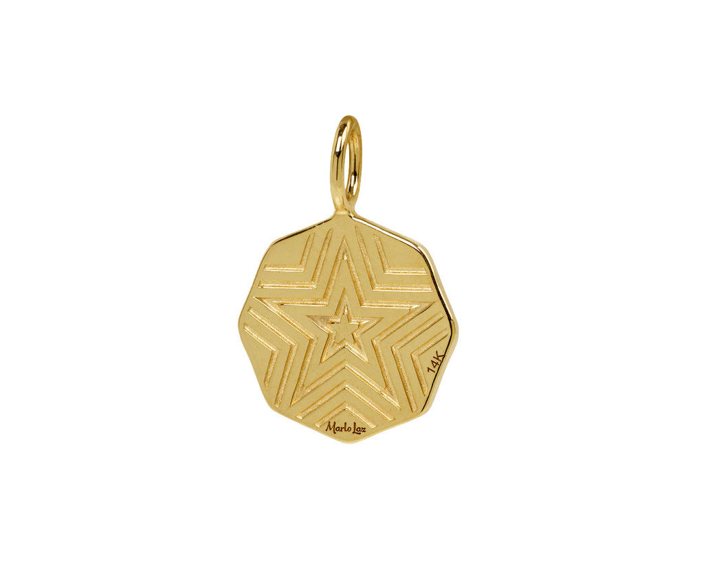 Diamond Mini Porte Bonheur Charm Pendant ONLY