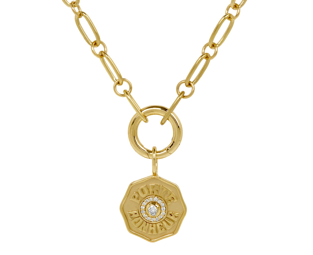 Diamond Mini Porte Bonheur Charm Pendant ONLY