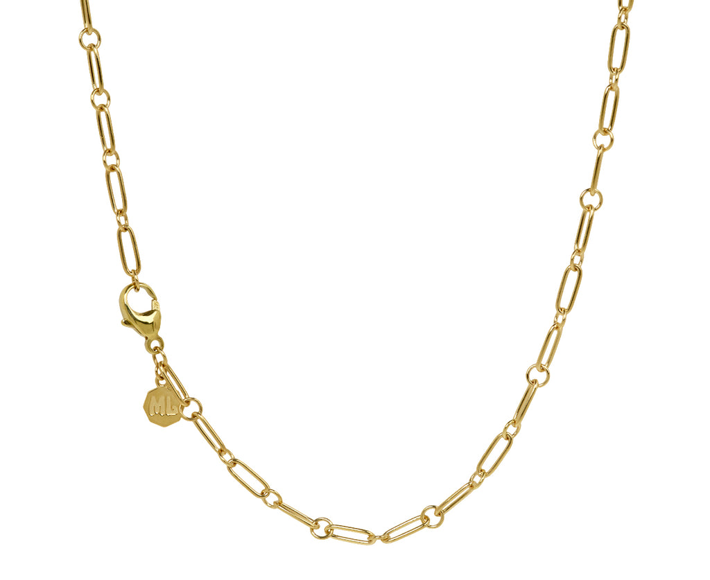 Petite Porte Bonheur Diamond Multi Link Necklace