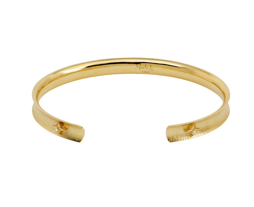 Slim Agape Cuff Bracelet