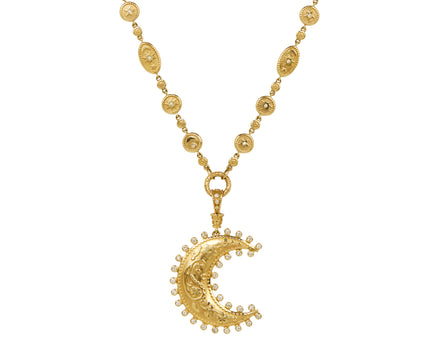 Southwestern Moon and Sun Pendant Necklace