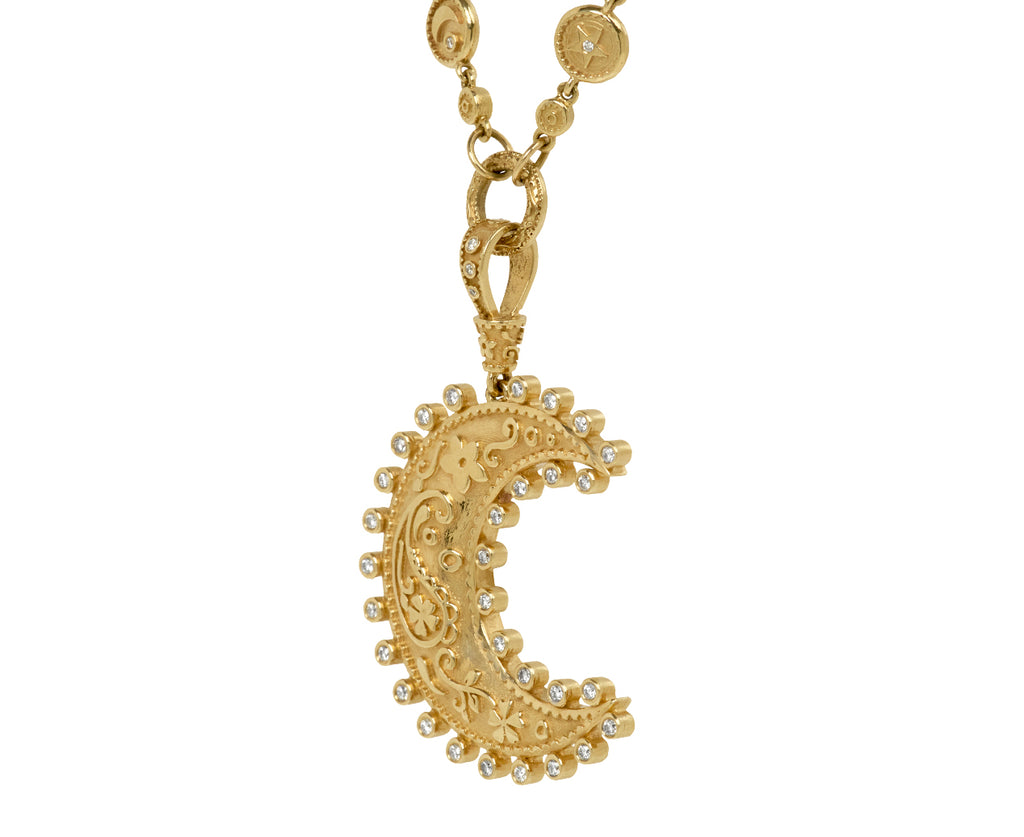 Southwestern Moon and Sun Pendant Necklace