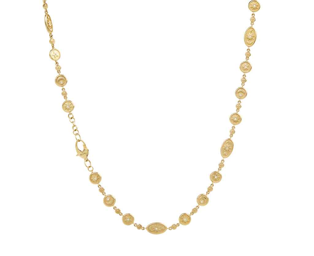 Southwestern Moon and Sun Pendant Necklace