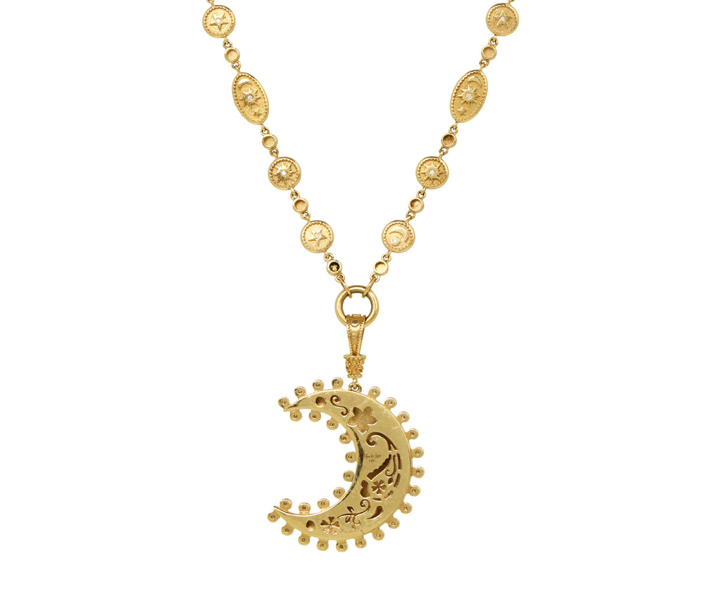 Southwestern Moon and Sun Pendant Necklace