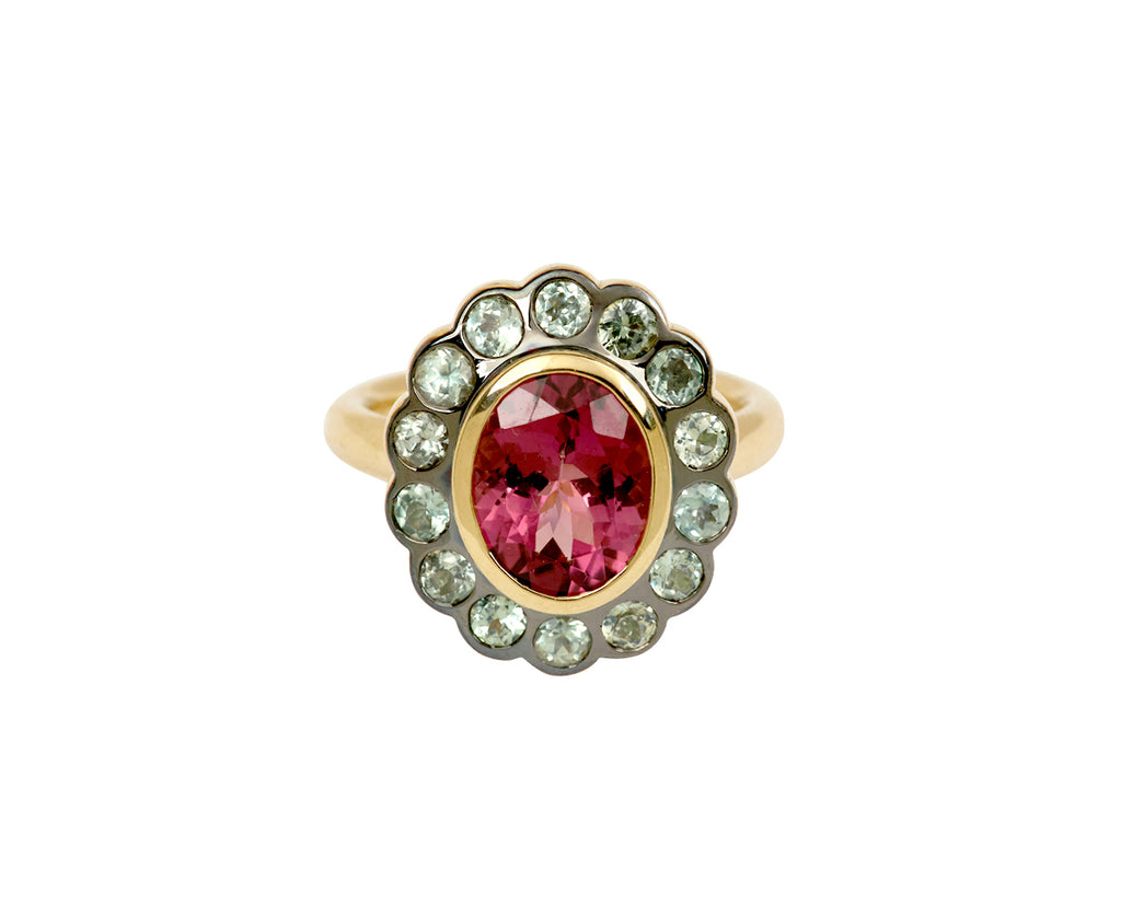 Pink Tourmaline and Alexandrite Alix Ring