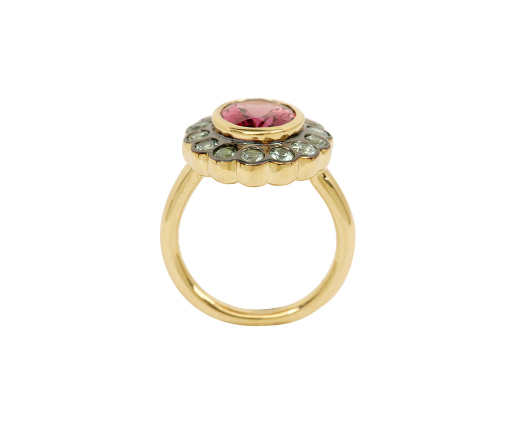 Pink Tourmaline and Alexandrite Alix Ring
