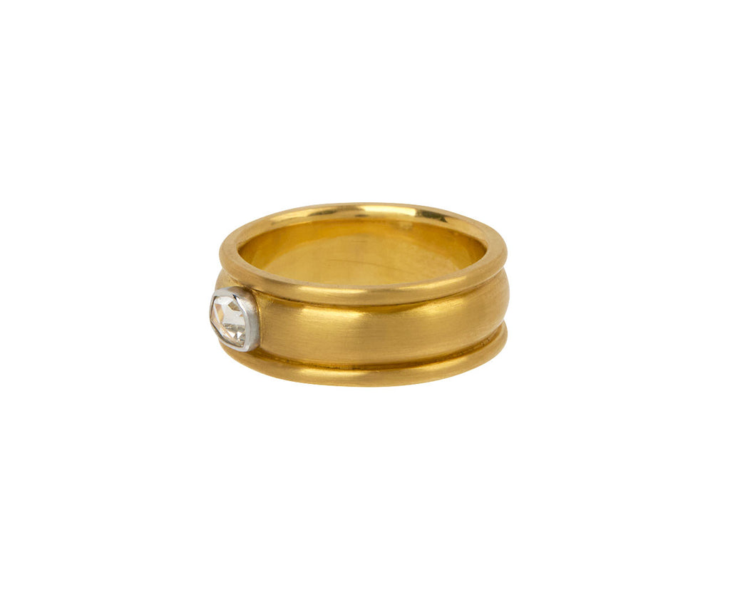 Rose Cut Diamond Chubby Band