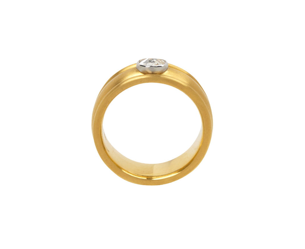 Rose Cut Diamond Chubby Band