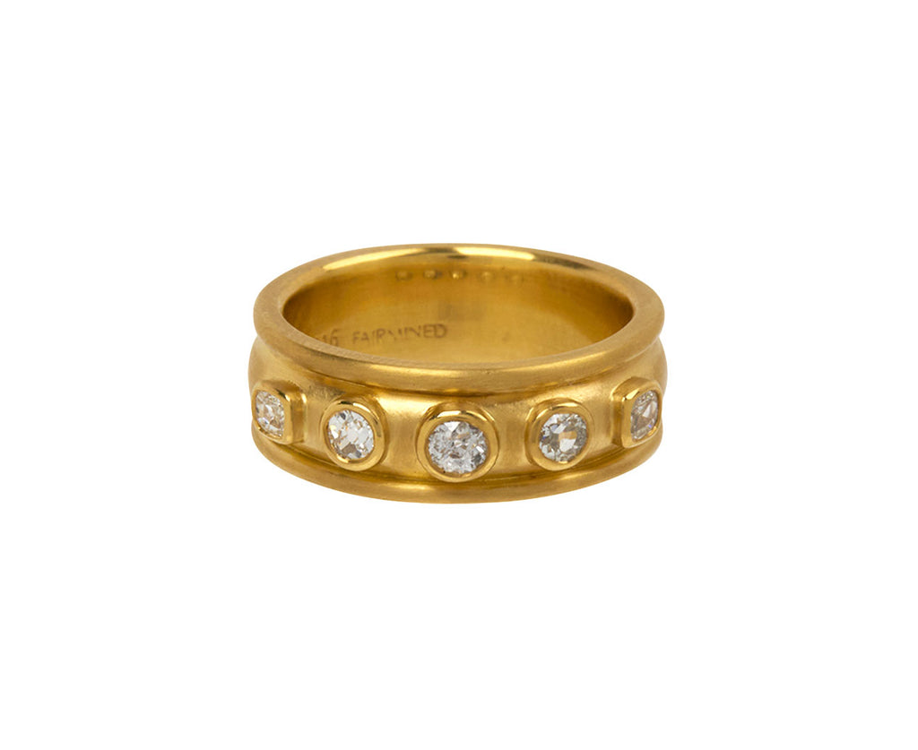 Five Antique Diamond Chubby Band