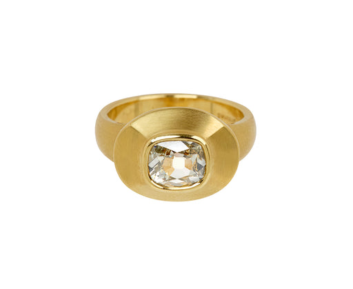 Old Mine Cut Diamond Ring