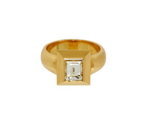 Baguette Diamond Tablet Ring