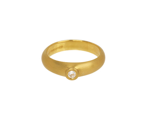 Tiny Diamond Donut Ring