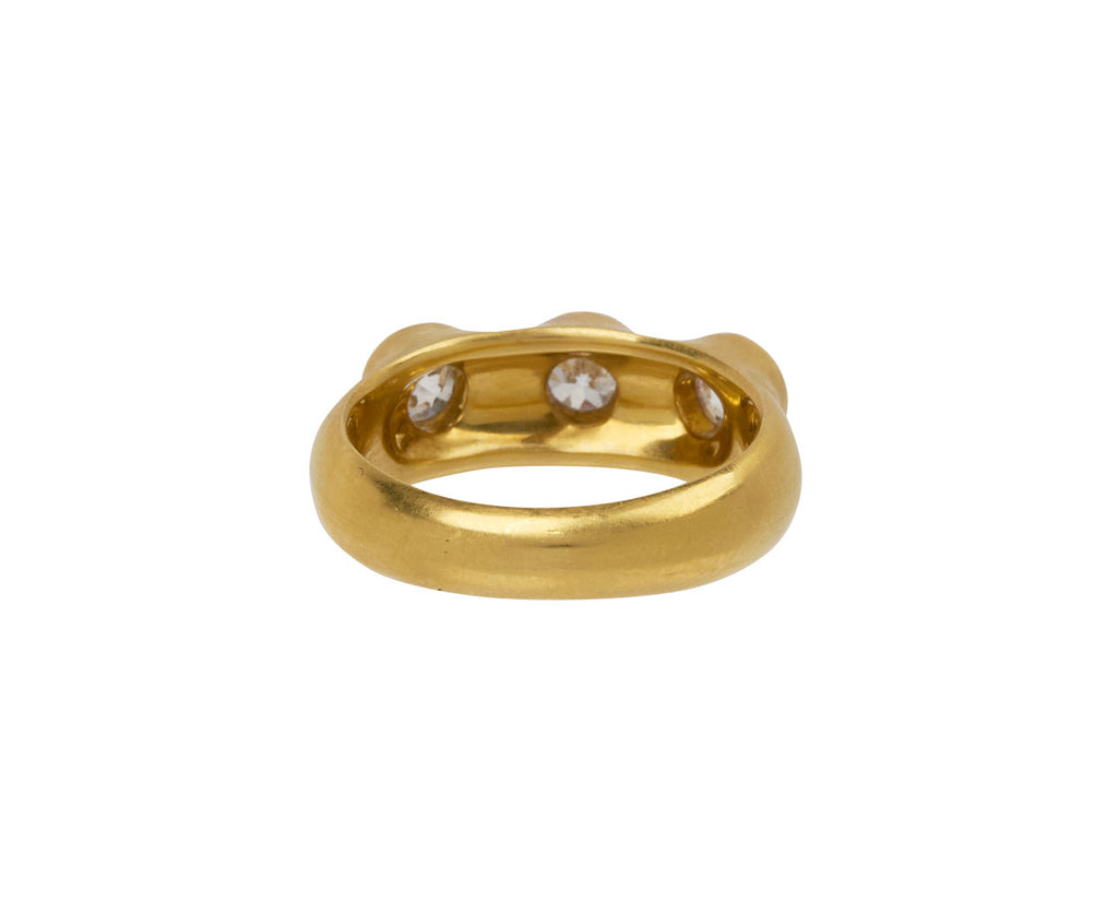 Antique Diamond Three Stone Band