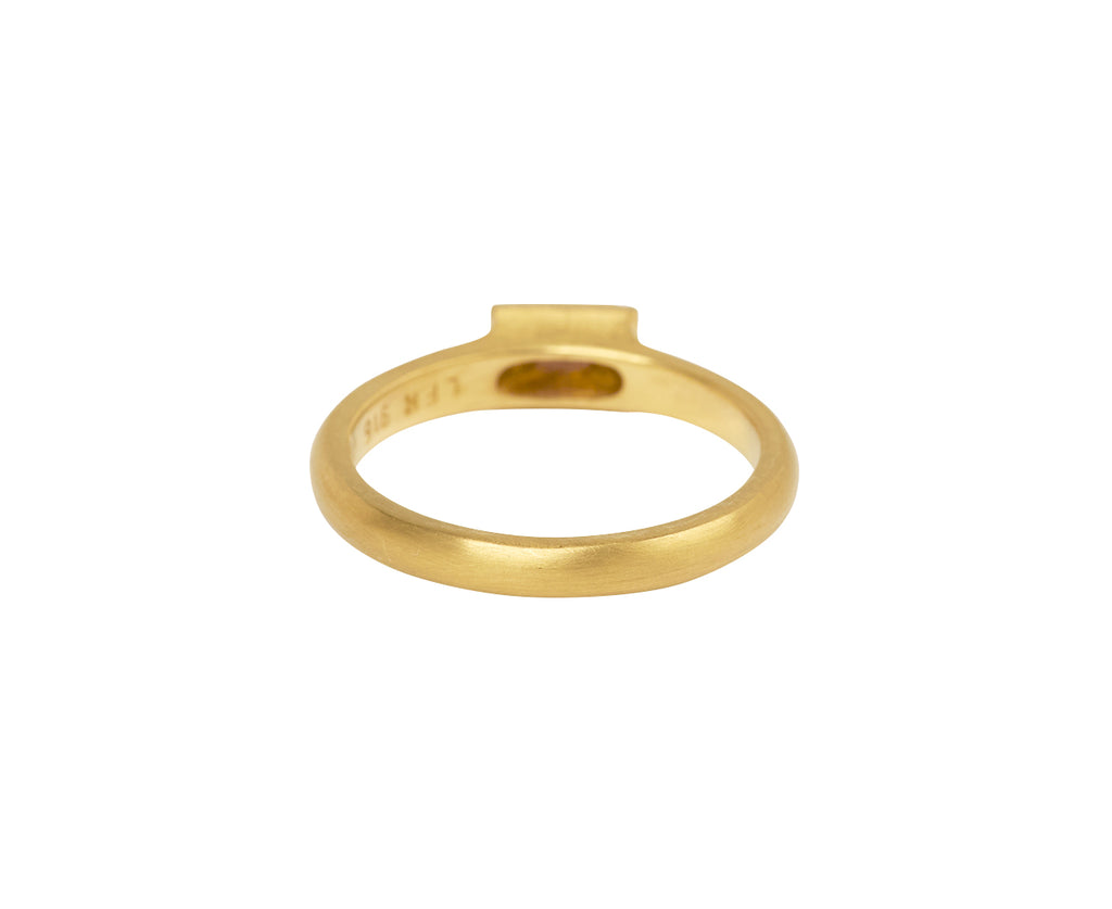 Pink Sapphire Tiny Portrait Ring
