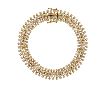 Flat Mesh Diamond Bracelet