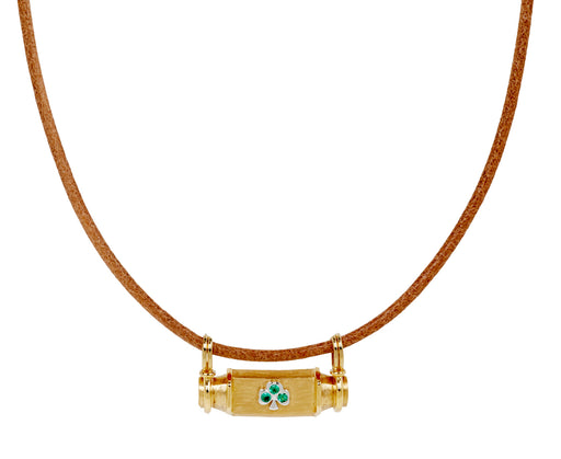 Marie Lichtenberg Clover Smash Locket Necklace