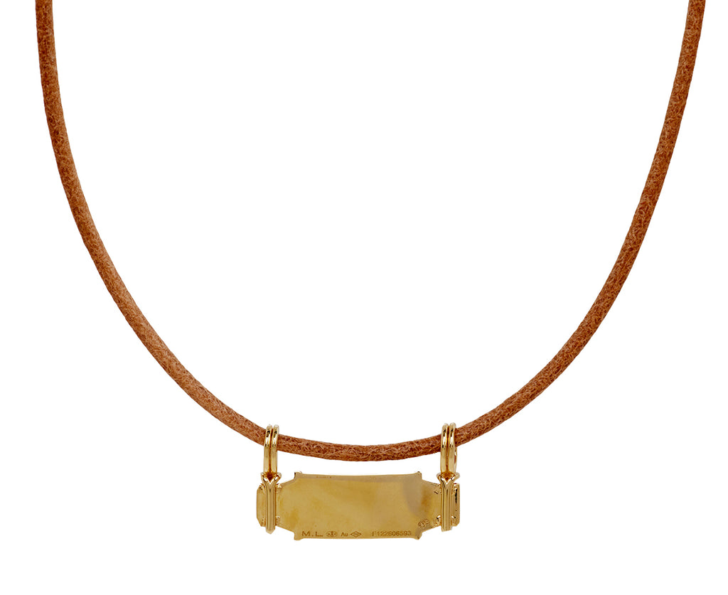 Marie Lichtenberg Clover Smash Locket Necklace - back