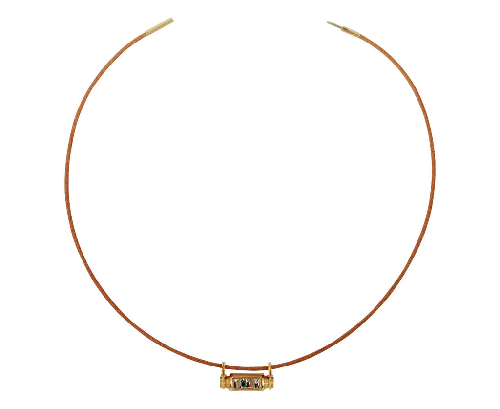 Marie Lichtenberg Luck Smash Locket Necklace - top down open