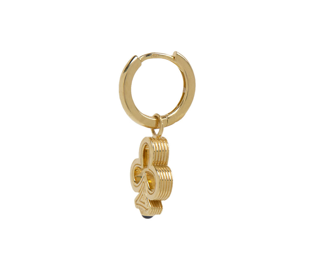 Baby Clover SINGLE Hoop Earring