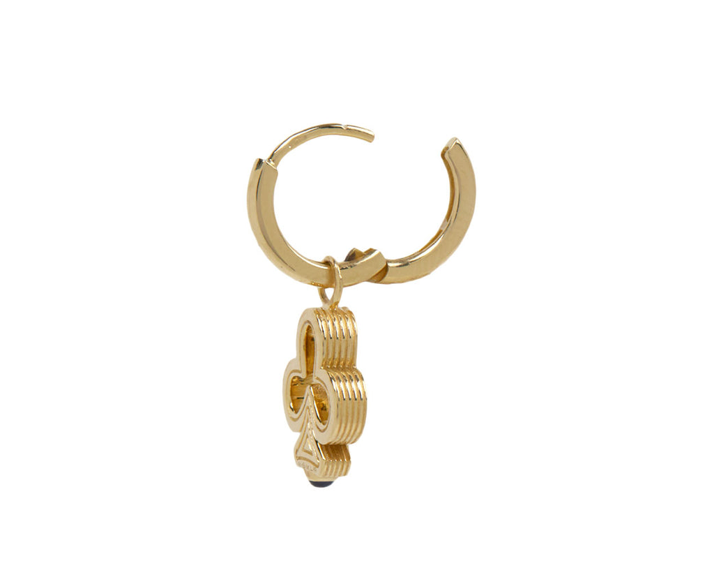 Baby Clover SINGLE Hoop Earring