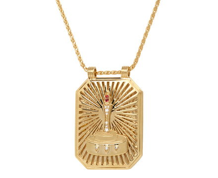 Birthday Scapular Pendant Necklace