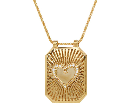 Heart Scapular Pendant Necklace