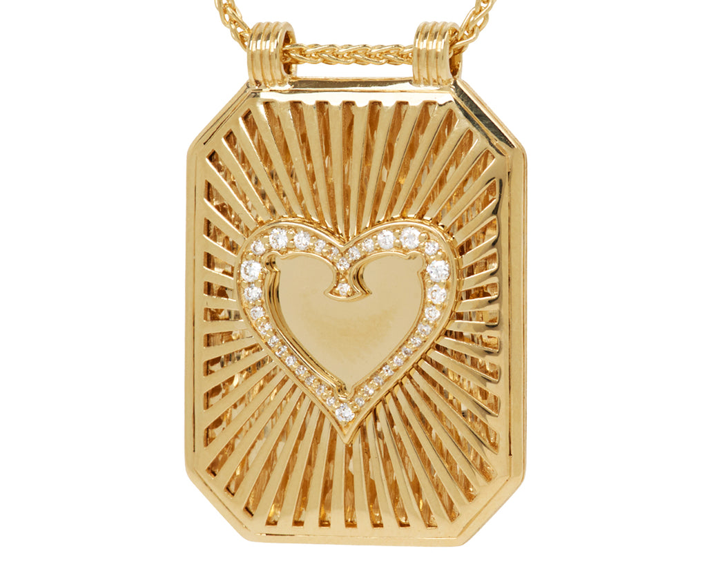 Heart Scapular Pendant Necklace