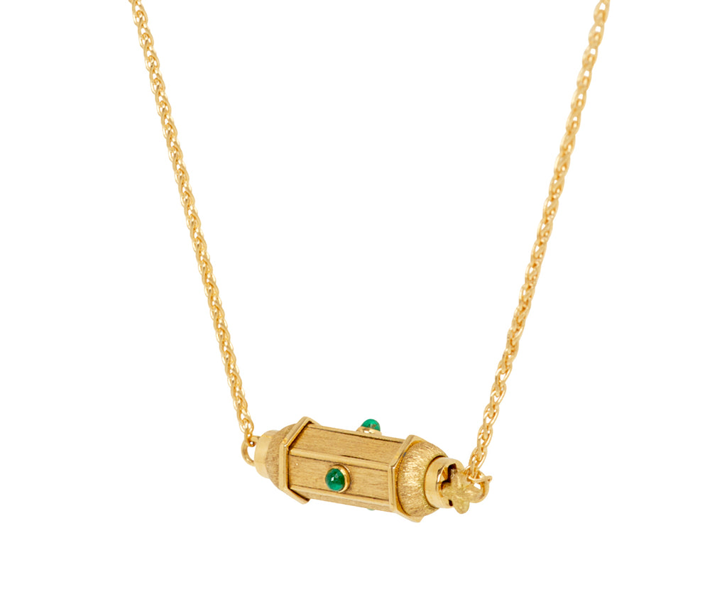 Emerald Micro Coco Necklace