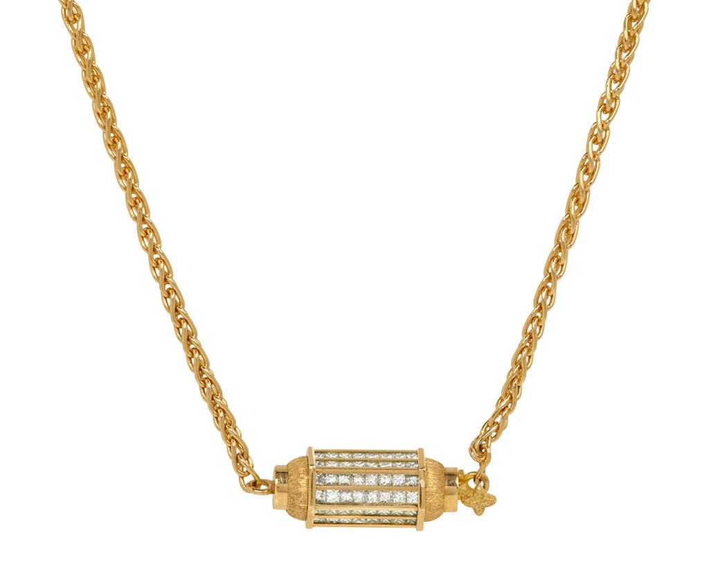 Short Diamond Micro Coco Necklace - TWISTonline 