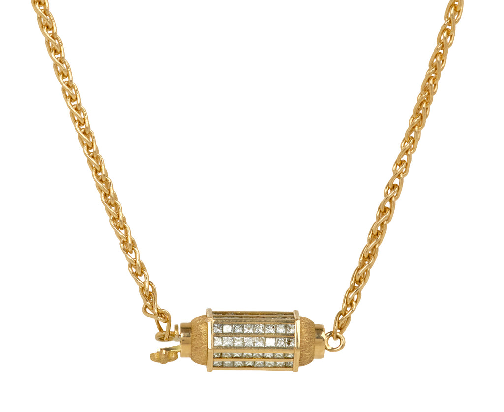 Short Diamond Micro Coco Necklace - TWISTonline 