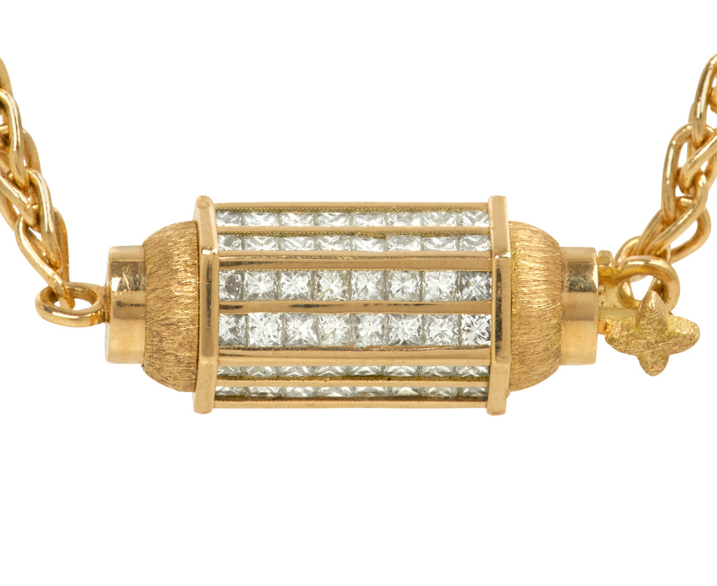 Short Diamond Micro Coco Necklace - TWISTonline 