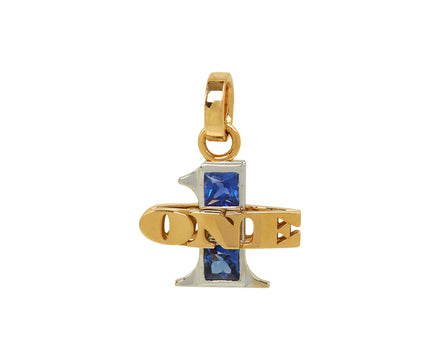 Blue Sapphire One Pendant ONLY - TWISTonline 