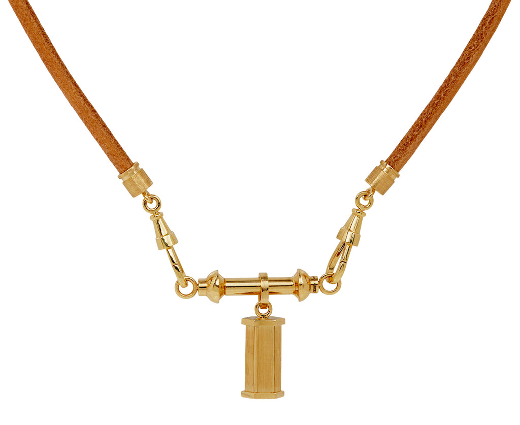 Marie Lichtenberg Micro Weight Pendant ONLY - on leather cord