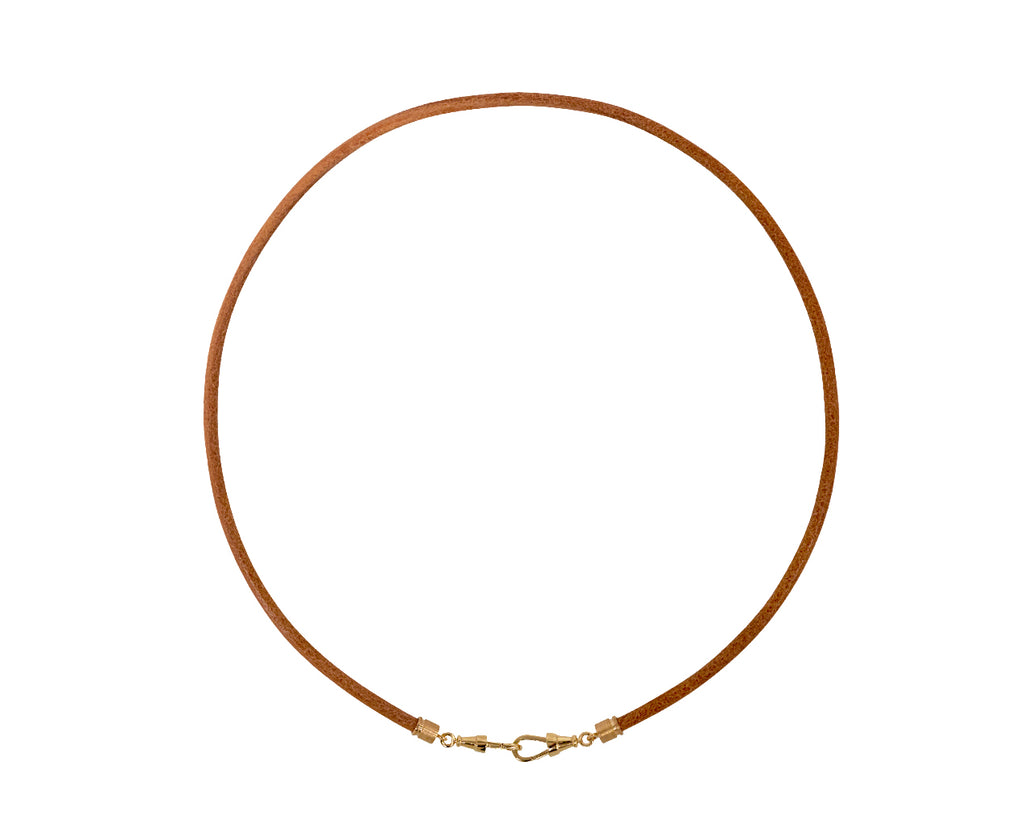Marie Lichtenberg Baby Lasso Cord Necklace - top down
